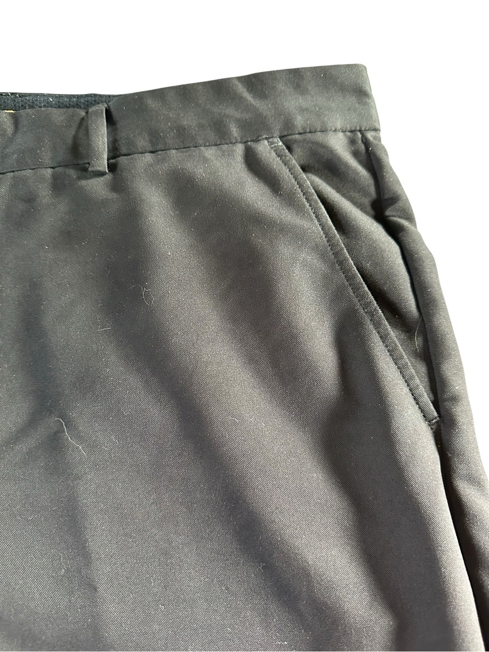 Greg Norman Collection Tasso Elba Black Flat-Front Performance Shorts 40 - Picture 5 of 12